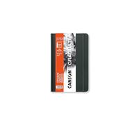 CANSON Graduate Book, Blocco per schizzi, grana morbida, 120 g/mq, copertina rigida, 14 x 21,6 cm, bianco, 60 fogli