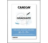 Canson GRADUATE Calque, Blocco disegno 40 fogli, A3, 70g/m, superfice satinata