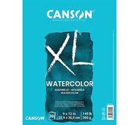 Canson Illustration Blocco incollato A3 12 fogli liscio 200 g, ottimi per marcatore, pennarello, stilografia, matite