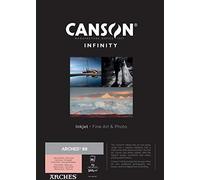 Canson Infinity Arches 88 100% Satinato 310 g Scatola A3 25H Bianco Naturale