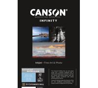 Canson Infinity Somerset Enhanced Watercolour White, Carta fotografica digitale, Texturizzata, 240, 89, Scatola, A4-21 x 29.7 cm, Cartone stampato, Bianco, 25 fogli