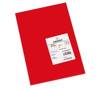Canson Iris Vivaldi A3 185 GSM Smooth Colour Paper - Red (Pack of 50 Sheets) 185