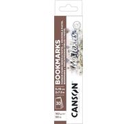 Canson Mi-Teintes, carta da disegno a colori, double face, grana alveolata e grana fine, 160 g/m², scatola, 5 x 19 cm, bianco, 30 fogli