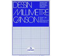 CANSON Millimeterpapier-Block, DIN A4, 90 g/qm, 50 Blatt