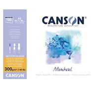 Canson Pad Montval Cold Pressed Album per schizzi A3 300 g Natural White