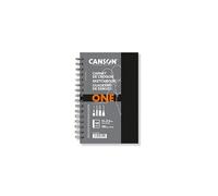 Canson Book Spiral-Bound Short Side One Album per schizzi 21,6 x 14 cm 100 g Portrait