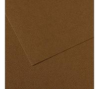 Canson Pack 25 Fogli, 7 Teintes 60% Ape 160g (501), Marrone Scuro, 21x29,41, unità