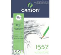 Canson Pad 1557 Sketching Taccuino da disegno 50 A5 120 g