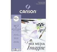 Canson Pad Imagine Taccuino da disegno 50 A4 200 g White