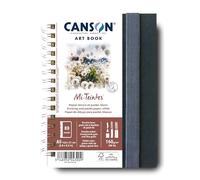 Canson - Professional Book con carta Mi-Teintes, 160 g/m, 40 fogli, A5, spiralato lato lungo