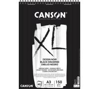 Canson Sp XL Dessin Taccuino da disegno 40 A3 150 g Black