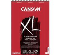 Canson XL Huile & Acrylique, album per pittura ad olio e acrilico, A3, 30 fogli, 290 g/m2 non telata