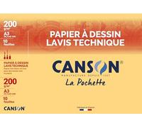 CANSON technisches Zeichenpapier, DIN A3, 200 g/qm, weiß