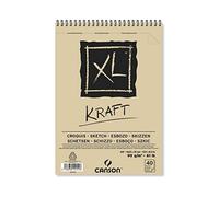 Canson XL - Album a spirale microperforato, formato A5, 40 fogli, a righe, 90 g,