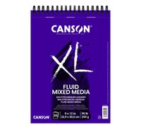 Canson XL Fluid Mixed Media Pad 30 Shts./Pad 9"""" x 12""""