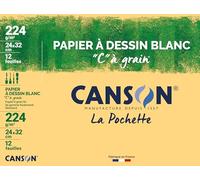 CANSON Zeichenpapier C à Grain, 320 x 240 mm, 224 g/qm