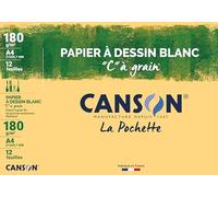 CANSON Zeichenpapier C à Grain, DIN A4, 180 g/qm