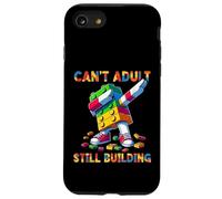 Can't Adult Still Building Blocks Bricks Master Builder Fun Custodia per iPhone SE (2020) / 7/8