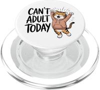 Can't Adult Today Divertente Adulto Gatto Kawaii Kitty Mamma Papà PopSockets PopGrip per MagSafe