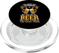 Can't Buy Happiness But You Can Buy Beer Drinking Beer Lover PopSockets PopGrip per MagSafe