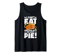 Can't Eat Another Bite Oh Look Pie Divertente Ringraziamento Canotta