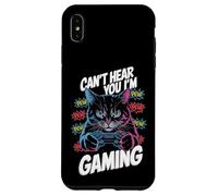 Can't Hear You I'm Gaming Grumpy Gamer Cat Design Custodia per iPhone XS Max