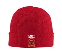 Can't Hear You I'm Gaming Uomo Donna Skull cap Elastico Berretto Beanie in Maglia Sportivo Beanie Cappello per Arrampicata Calcio Ciclismo