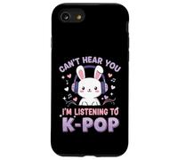 Can't Hear You I'm Listening To K-Pop Cute Rabbit Music Fan Custodia per iPhone SE (2020) / 7 / 8