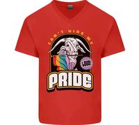 Can'T Nascondere My Pride Lgbt Gay Consapevolezza Uomo V-Neck Cotone T-Shirt