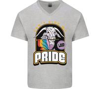 Can'T Nascondere My Pride Lgbt Gay Consapevolezza Uomo V-Neck Cotone T-Shirt