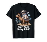 Can't Talk Doing Shiht Apparel Shih Tzu Regali Divertente Shih Tzu Maglietta
