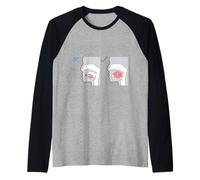 Can't Talk I'm Mewing, Mewing Technique Funny Mewing Maglia con Maniche Raglan