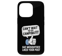 Can't Wait Go Camping Mosquitoes Funny Camper Custodia per iPhone 13 Pro