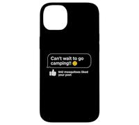 Can't Wait Go Camping Mosquitoes Funny Camper Custodia per iPhone 14 Plus