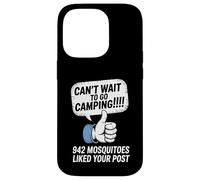 Can't Wait Go Camping Mosquitoes Funny Camper Custodia per iPhone 14 Pro