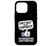 Can't Wait Go Camping Mosquitoes Funny Camper Custodia per iPhone 16 Pro