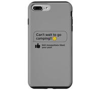 Can't Wait Go Camping Mosquitoes Funny Camper Custodia per iPhone 7 Plus/8 Plus