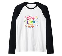 Canta al Signore Un Canto Nuovo Maglia con Maniche Raglan