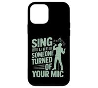 Canta come qualcuno ha spento il tuo microfono Vocalist Custodia per iPhone 12 mini