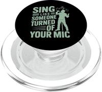 Canta come qualcuno ha spento il tuo microfono Vocalist PopSockets PopGrip per MagSafe