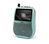 Canta Tu Karaoke PRO 2023 Karaoke Professionale Completo con Microfono Wireless, Display Touch, Connessione Wi-Fi, Effetti Vocali, Luci LED, Batteria Ricaricabile, Voice Changer, Verde