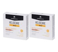 Cantabria Labs Heliocare 360° Oil Free Compact Colore Bronze SPF50+ 2x