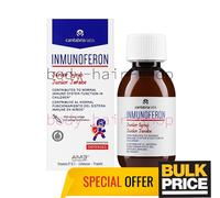 Cantabria Labs Inmunoferon Junior Sciroppo Arancia Aroma Integratore Liquido ...