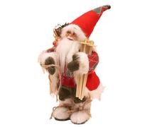 Cantando Babbo Natale,Simpatico Babbo Natale elettrico bambola - In piedi sogni d'oro Lettere assonnate a Figurine di Decorazione