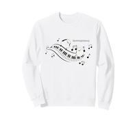 Cantando Un Uccello | Pianoforte | Tastiera | pianista | Uccello Selvatico del Giappone | Uccello Bianco di Hokkaido | Shimowaga Felpa