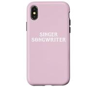 Cantante Cantautore Musicista Registrazione Stage Performance Art Custodia per iPhone X/XS