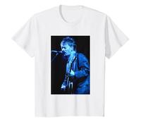 Cantante dei Radiohead Thom Yorke Glastonbury 2003 Maglietta, Bambini, Bianco, 10 Anni