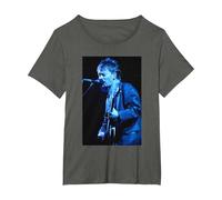 Cantante dei Radiohead Thom Yorke Glastonbury 2003 Maglietta, Donna Plus-Size, Asfalto, 5X