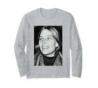 Cantante Folk Joni Mitchell Clouds Era 1969 Maglia a Manica