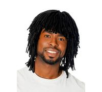 Cantante Giamaicano Bob Marley Stile Rasta Man Parrucca Adulti Costume Accessori